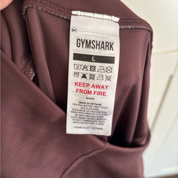 Gymshark Pocket Leggings Chocolate Brown - Picture 4 of 5
